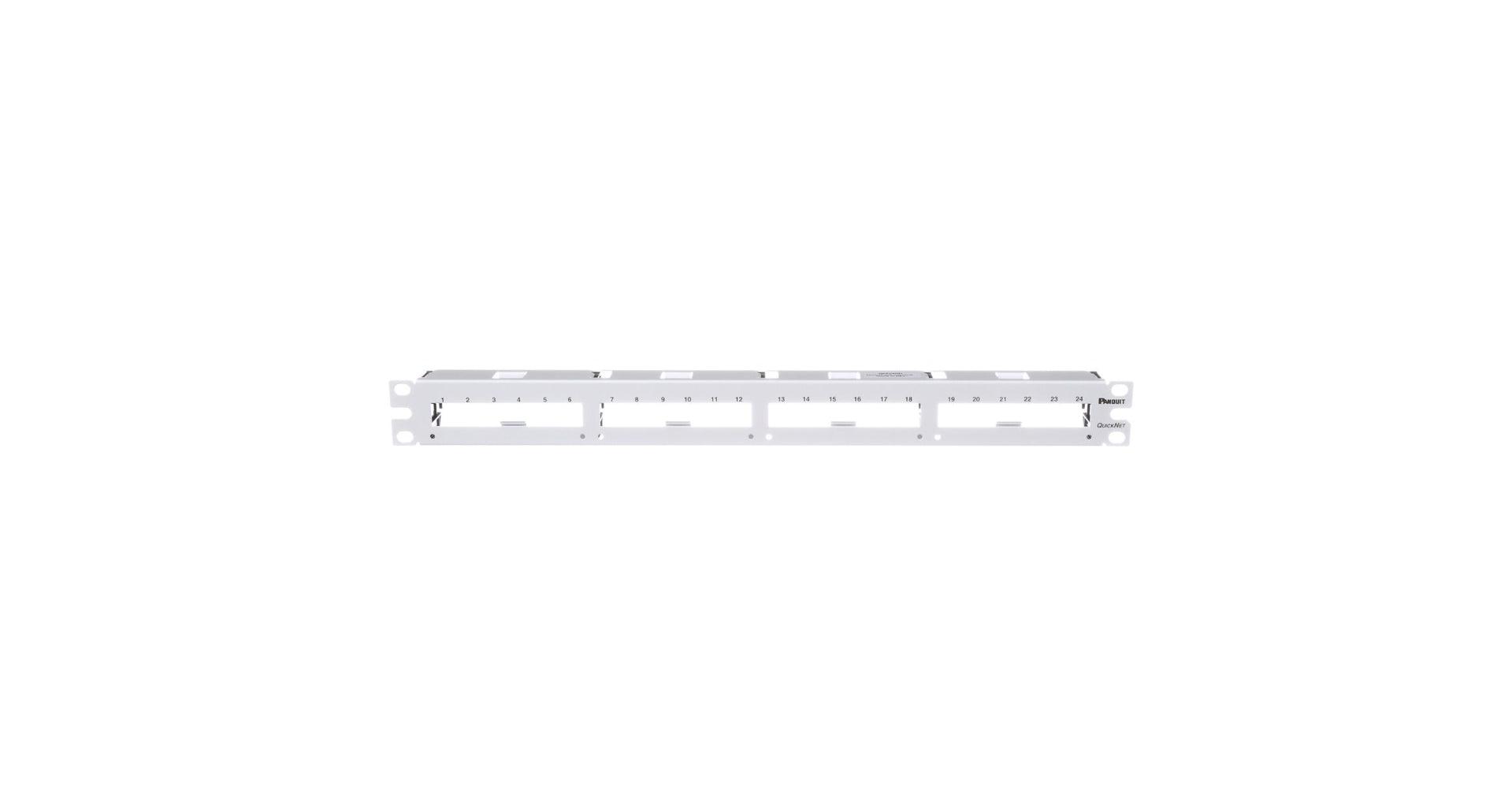 Panduit Qpp24Wh Patch Panel 1U