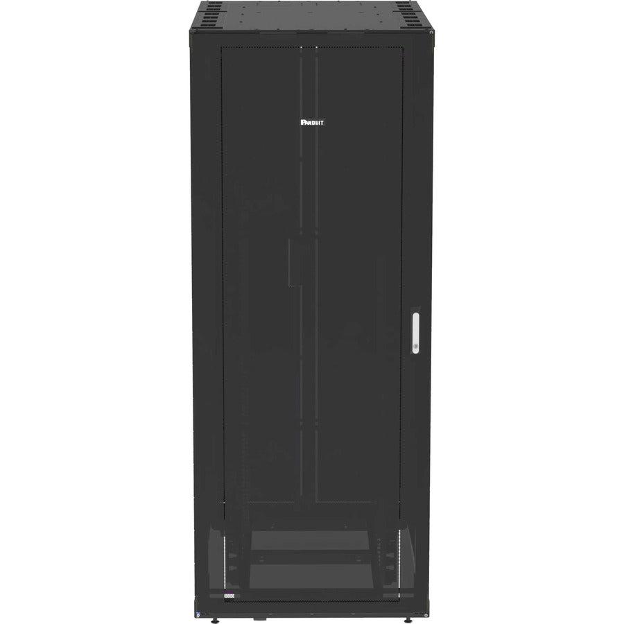 Panduit S8222Bu Rack Cabinet 42U Freestanding Rack Black