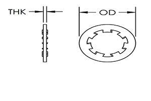 Panduit Sbitw31-C Nut Lock Nut 100 Pc(S)