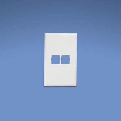 Panduit T70Lv2Wh Wall Plate/Switch Cover White