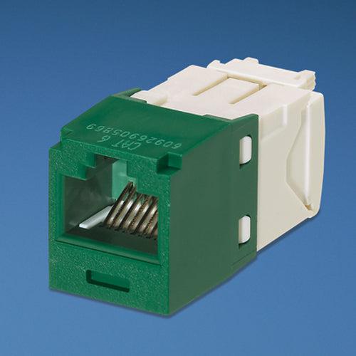 Panduit Utp Rj-45 Minijack Kat6, Green/White