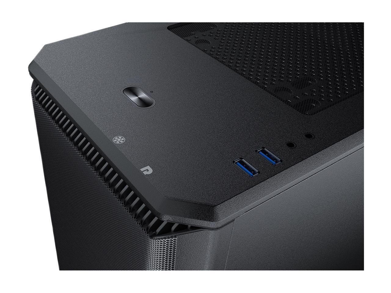 Phanteks Eclipse P400A Ph-Ec400Atg_Bk01 Black Steel / Tempered Glass Atx Mid Tower Computer Case