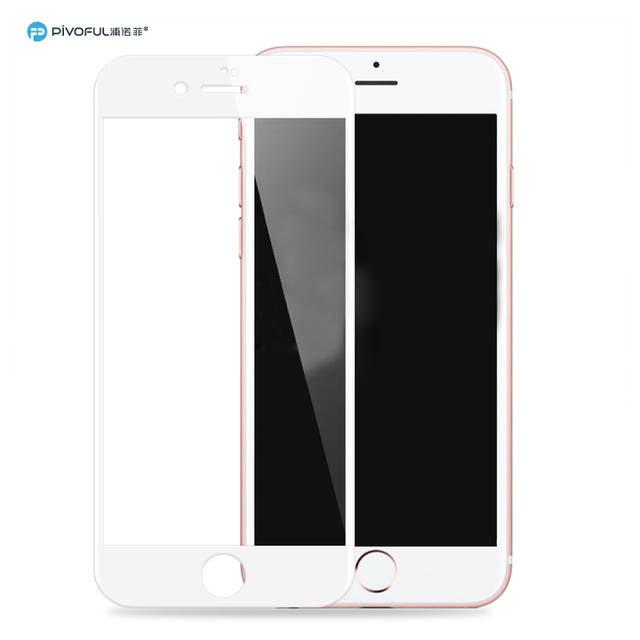 Pivoful Piv-I7Ptgw Iphone7 Plus 3D Tempered Glass Film (White)