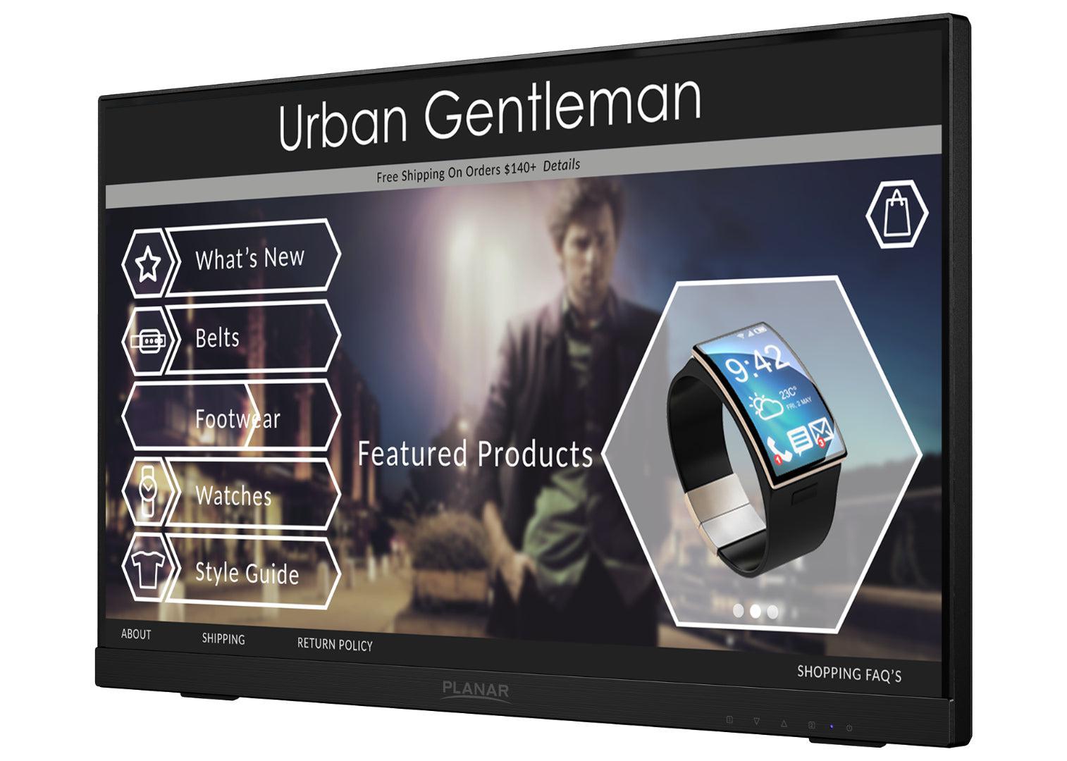 Planar Systems Pct2235 54.6 Cm (21.5") 1920 X 1080 Pixels Multi-Touch Black