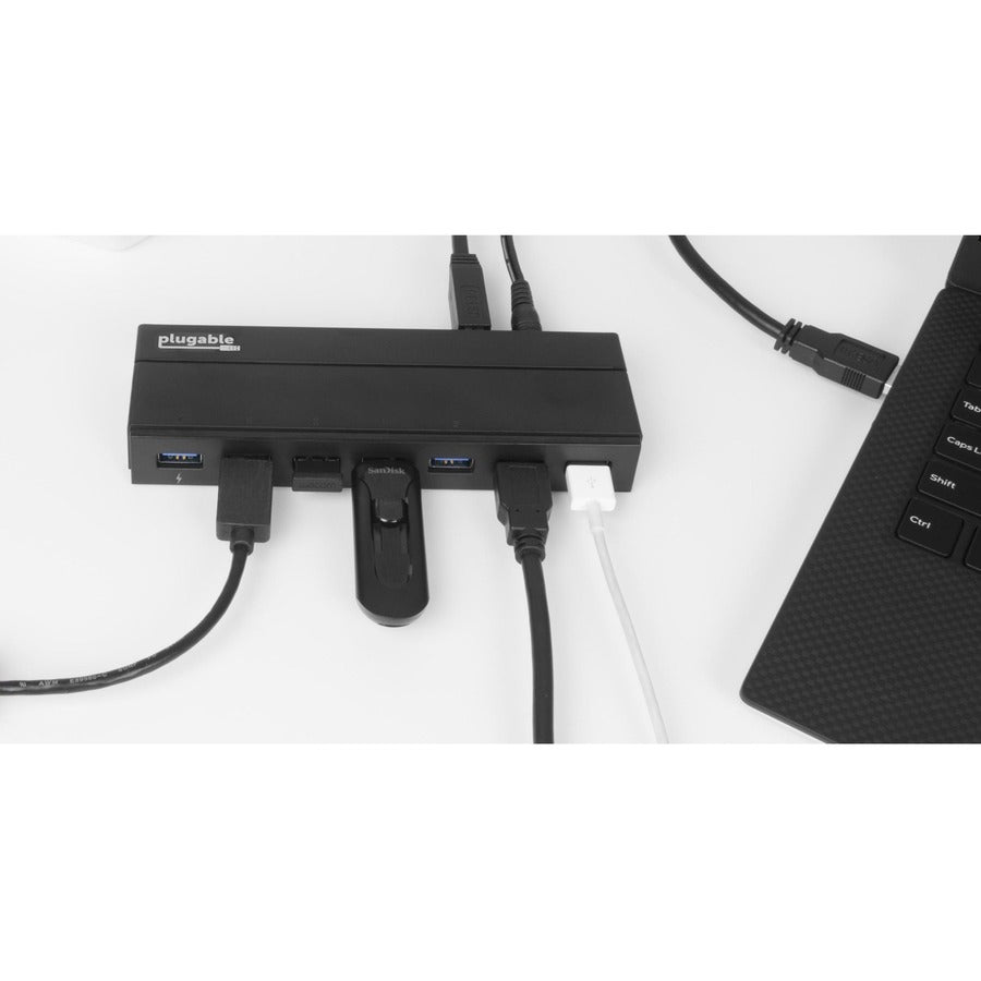Plugable 7-Port USB 3.0 Hub with 36W Power Adapter USB3-HUB7C