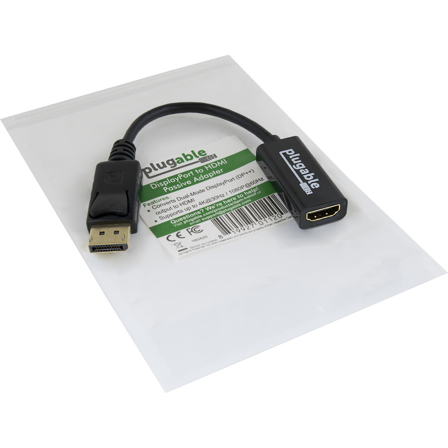 Plugable DisplayPort to HDMI Passive Adapter DPM-HDMIF