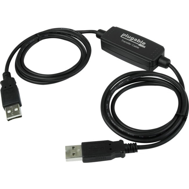 Plugable USB 2.0 Transfer Cable, Unlimited Use, Transfer Data Between 2 Windows PC's USB-EASY-TRAN