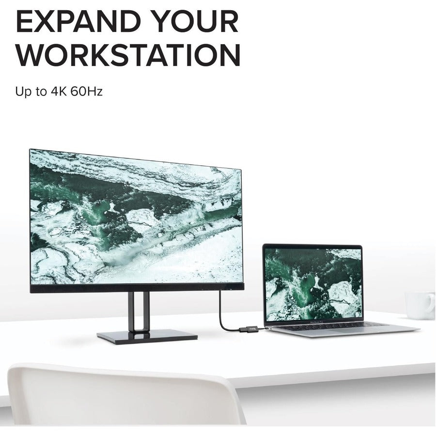 Plugable USB C to DisplayPort Adapter 4K 60Hz, Thunderbolt 3 to DisplayPort Adapter USBC-TDP