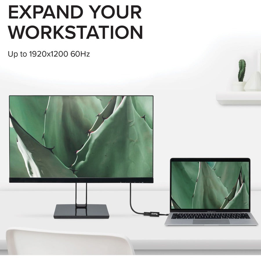 Plugable USB C to VGA Adapter, Thunderbolt 3 to VGA Adapter Compatible with Macbook Pro, Windows, Chromebooks, 2018 iPad Pro, Dell XPS, and more USBC-TVGA