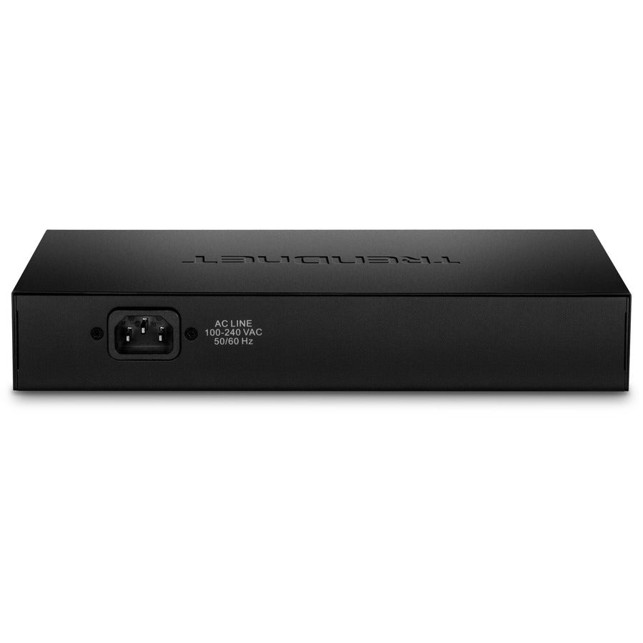 PoE+ Gigabit Full Power Switch - 8-Port Rack Mountable Fanless | TRENDnet TPE-TG80F