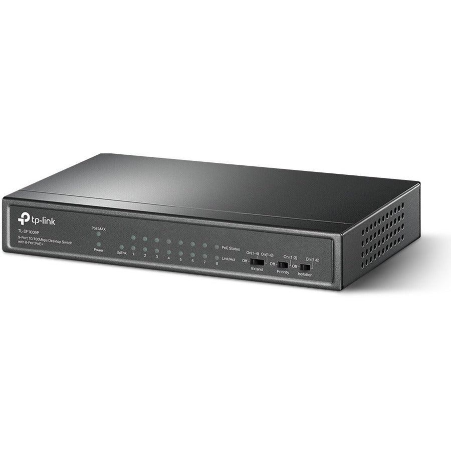 PoE Switch 8 Port Desktop - Business Ethernet Network Solution | TL-SF1009P