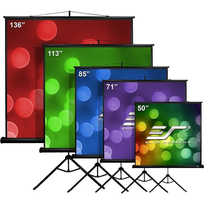Portable Projector Screen - Elite Screens T50SB Tripod B Mobile Projection Screen | Tecisoft