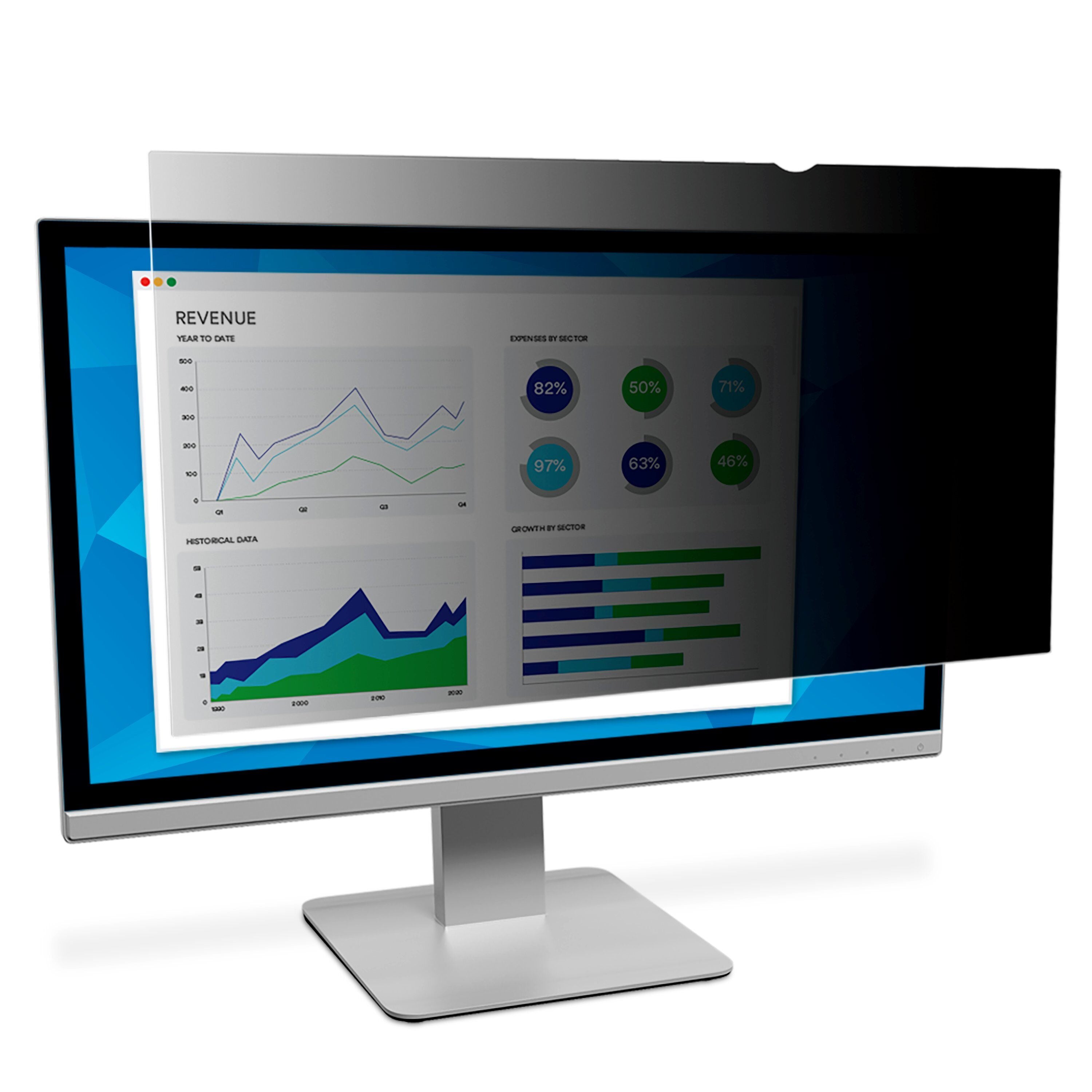 Privacy Filter 38 Inch Monitor - 21:9 Ultrawide Blackout Protection | 3M PF380W2B