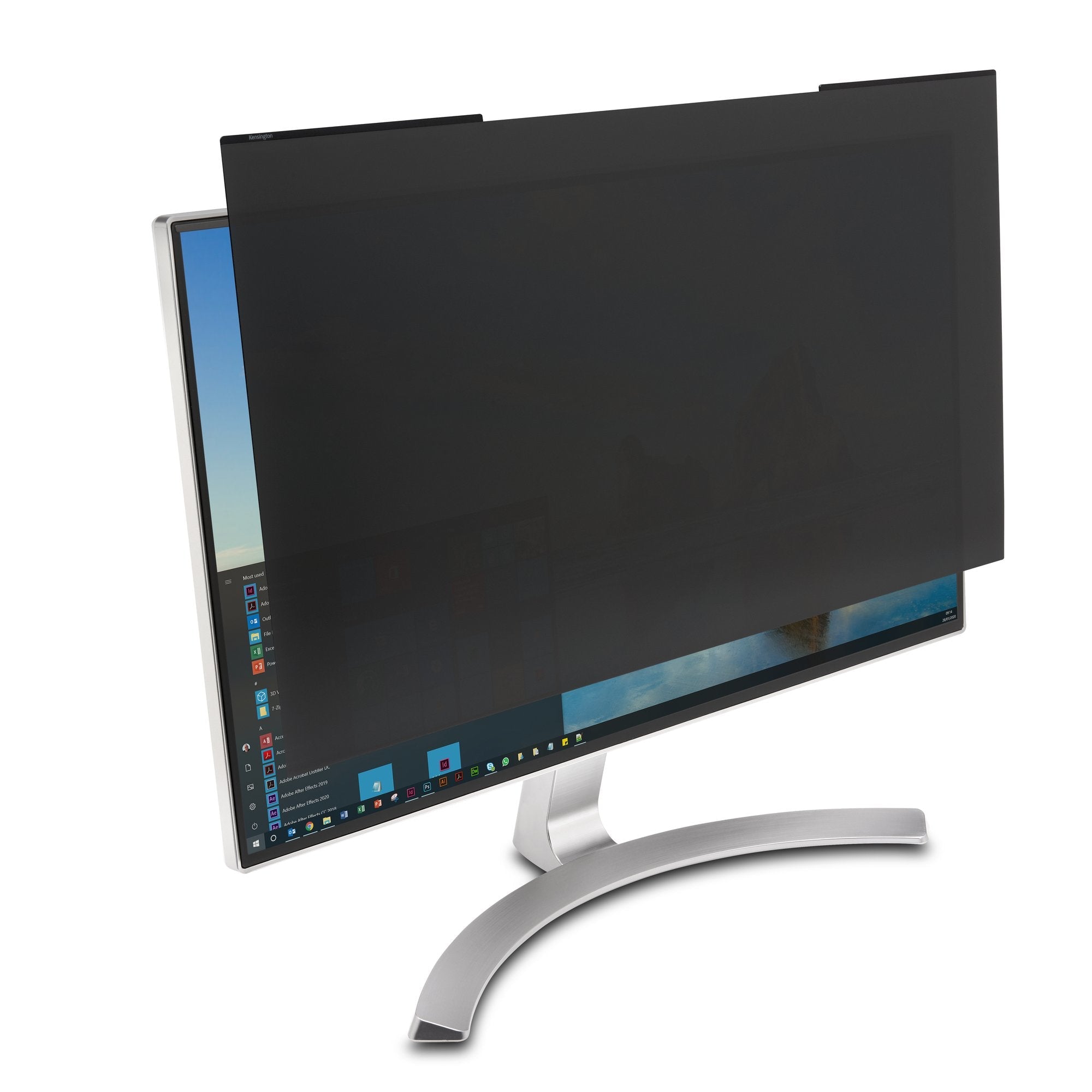 Privacy Screen Monitor 24 Inch Magnetic Strip - TAA Compliant Blue Light Protection | TecISoft K58357WW