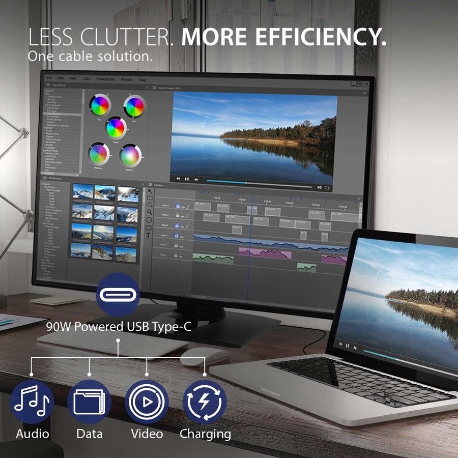 Professional 4K Monitor - ViewSonic VP3268a-4K 32" Pantone Validated Display with Docking Station | TechSoft