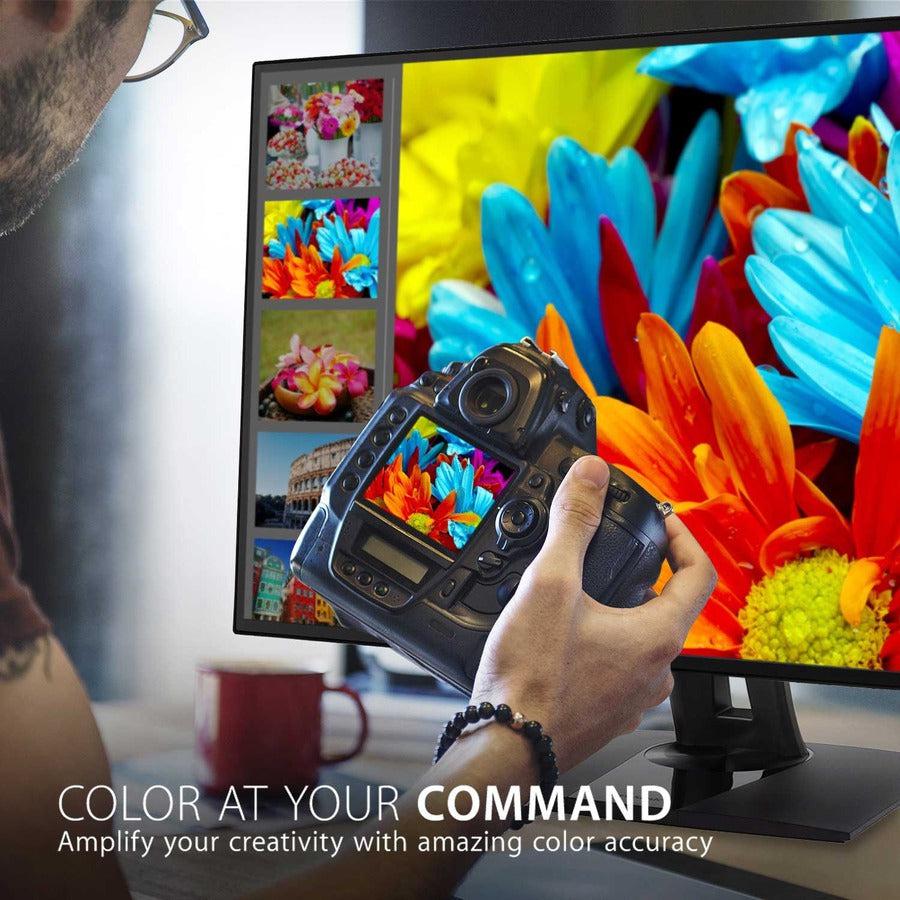 Professional 4K Monitor - ViewSonic VP3268a-4K 32" Pantone Validated Display with Docking Station | TechSoft