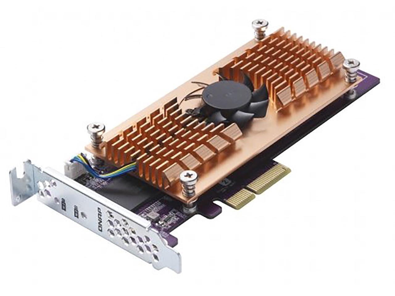 Qnap Qm2-2P-384 Dual M.2 Pcie Ssd Expansion Card