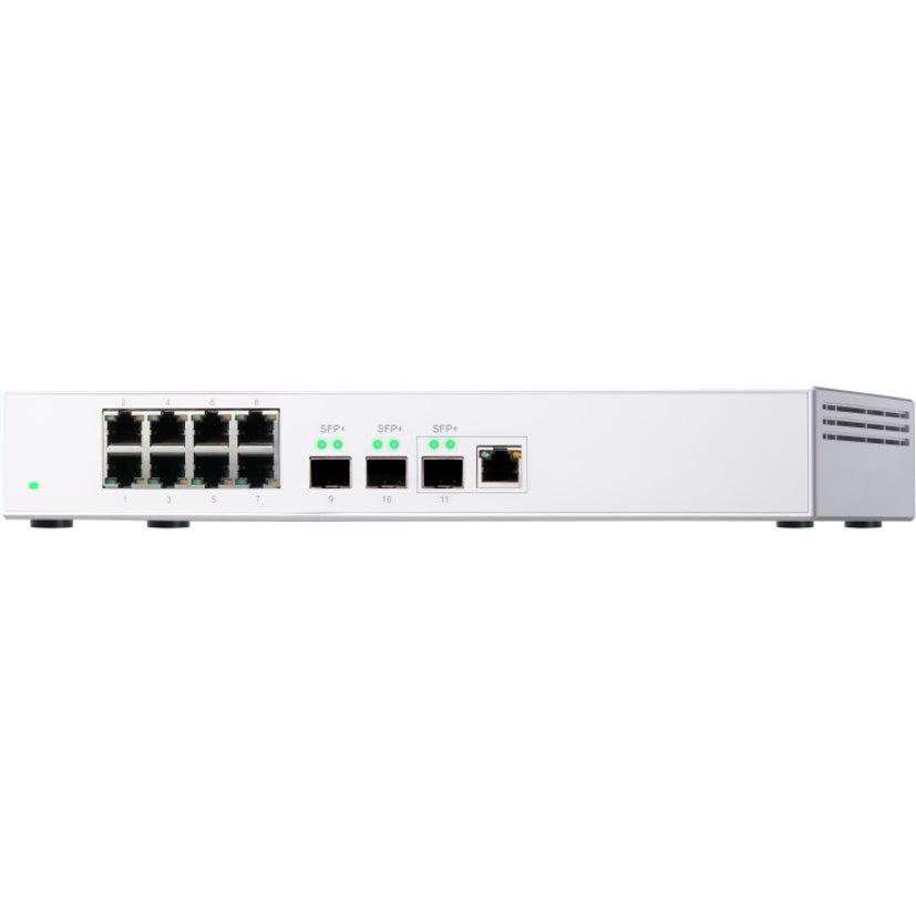QNAP QSW-308-1C NBASE-T Switch - Fanless Unmanaged Desktop | QNAP QSW-308-1C-US