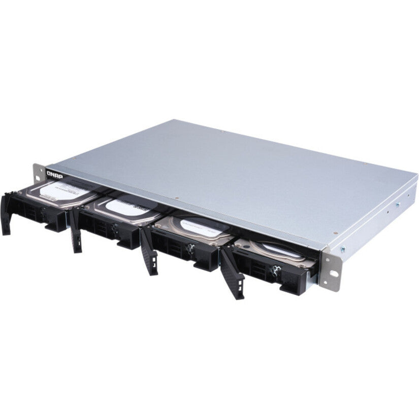 QNAP TL-R400S Drive Enclosure SATA/600 - Mini-SAS Host Interface - 1U Rack-mountable TL-R400S-US