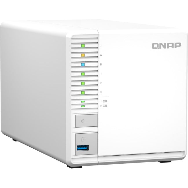Qnap Ts-364 - Nas Server - 3 Bays - Raid 5 - Ram 4 Gb - 2.5 Gigabit Ethernet - Iscsi Support