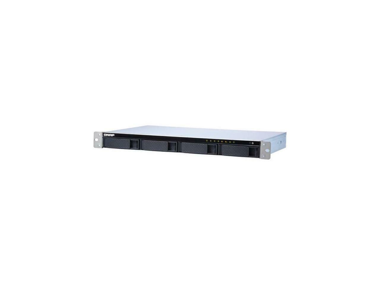 Qnap Ts-431Xeu-8G-Us Short Depth Rackmount Nas With Quad-Core Cpu And 10Gbe Sfp+ Port For Smb
