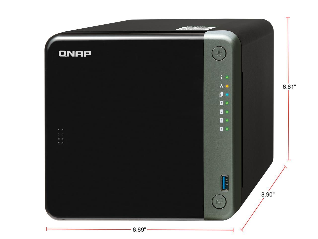 Qnap Ts-453D-4G-Us Quad-Core 2.5Gbe Nas Server For Smb