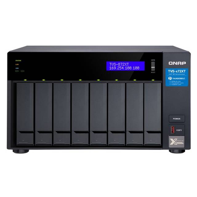 Qnap Tvs-872Xt-I5-16G-Us Intel Core I5-8400T 1.7Ghz/ 16Gb Ram/ 6Gbe/ 8Sata3/ Usb3.0/ 8 Bay Desktop Nas For Smbs
