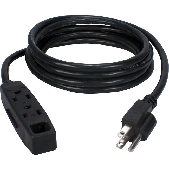 Qvs 3-Pack 3-Outlet 3-Prong 6Ft Power Extension Cord