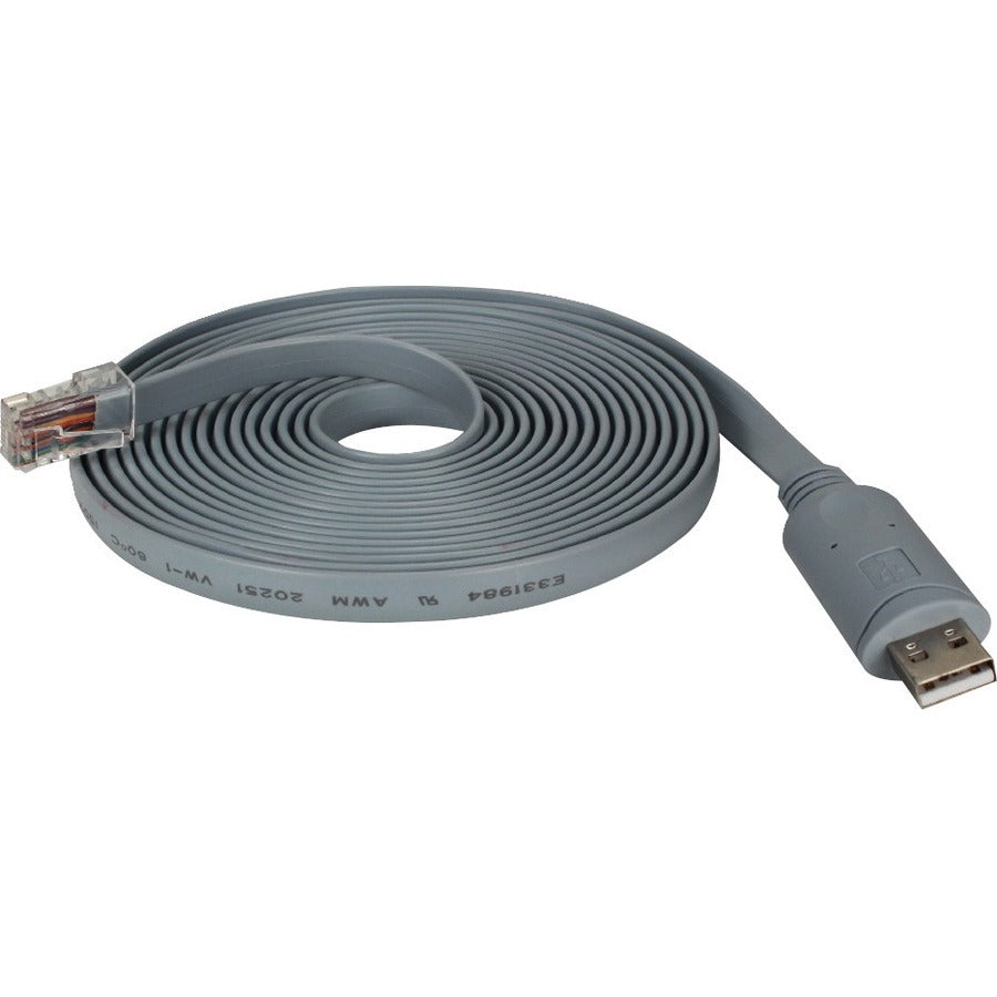 QVS 6ft USB to RJ45 Cisco RS232 Serial Rollover Cable UR-2000M2-RJ45