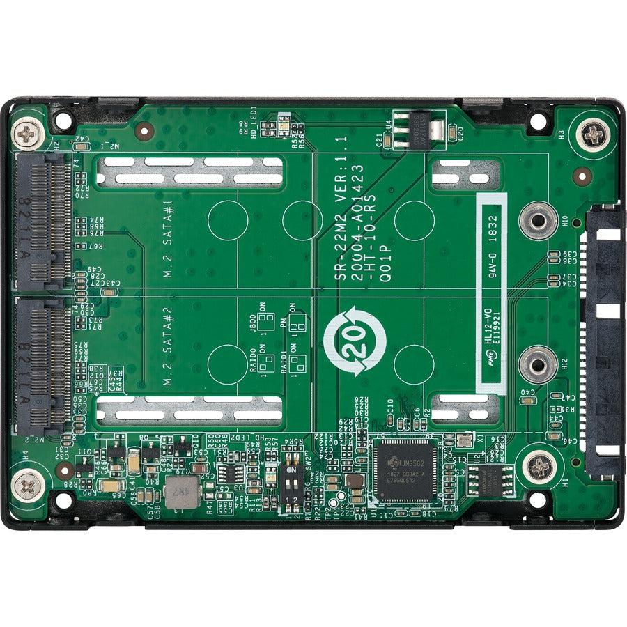 Qnap Qda-A2Mar Storage Drive Enclosure Ssd Enclosure Black M.2