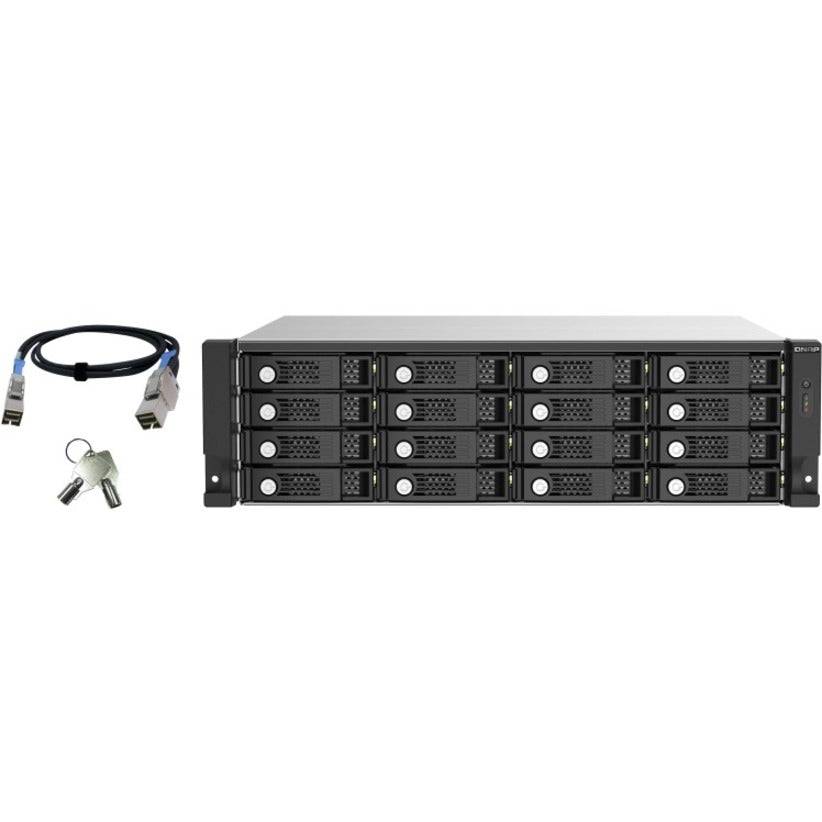 Qnap Tl-R1620Sep-Rp Hdd/Ssd Enclosure Black, Grey 2.5/3.5"