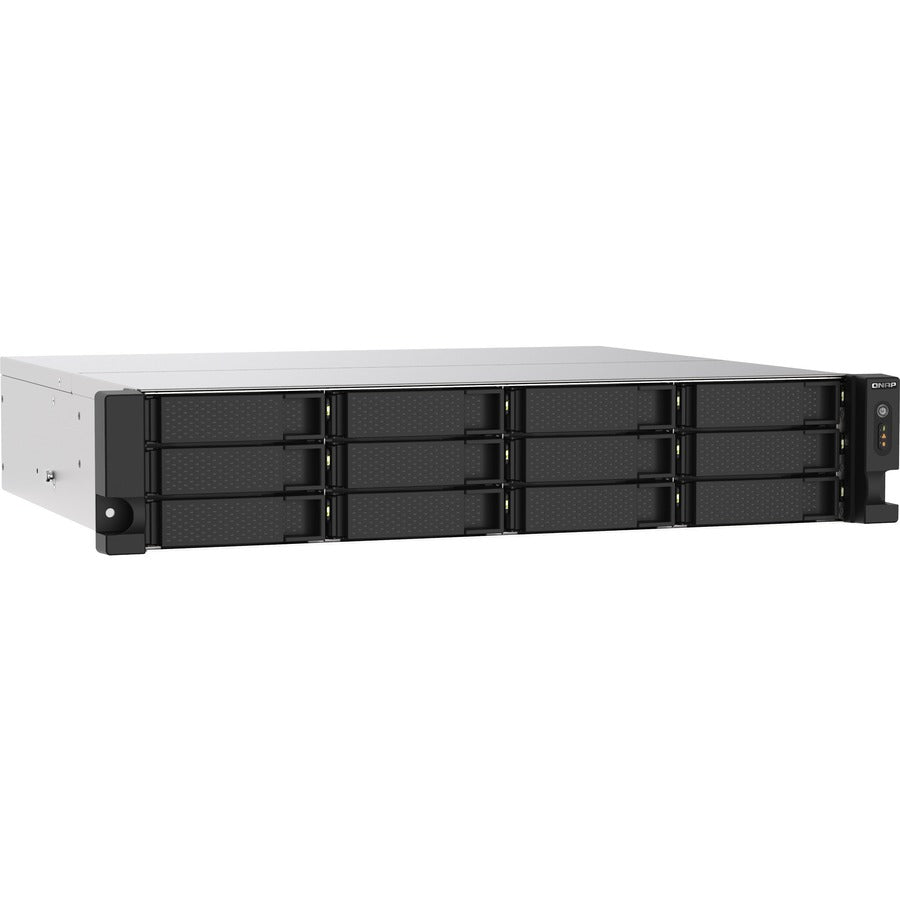 Qnap Ts-1273Au-Rp-8G-Us Amd Ryzen Embedded V1500B 2.2Ghz/ 8Gb Ddr4/ Usb3.2/ 12-Bay 2U Rackmount