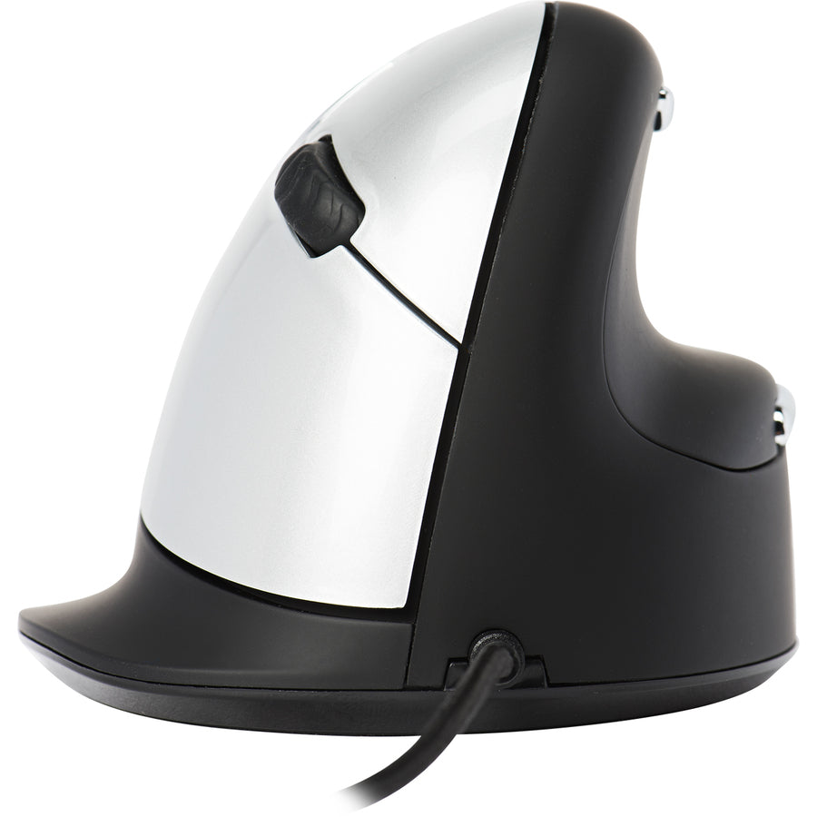 R-Go HE Break ergonomic mouse, vertical mouse with break software, prevents RSI, large (hand length &ge; 185mm), right handed, wired, black RGOBRHEMLR