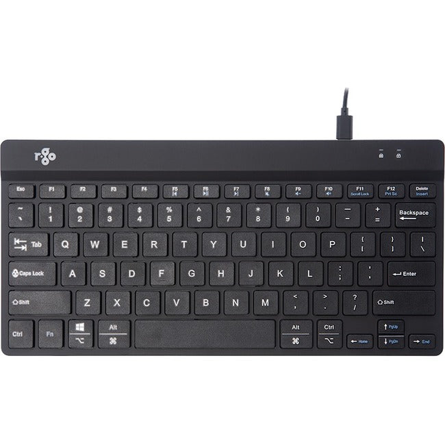 R-Go ergonomic keyboard, Compact break RGOCOUSWDBL