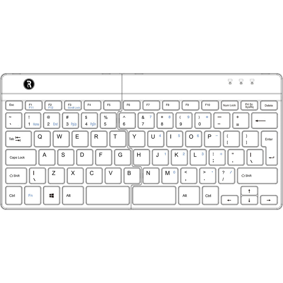 R-Go ergonomic keyboard, Split Break RGOSP-USWIBL