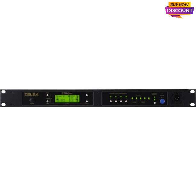 RTS Narrow Band 2-Channel UHF Synthesized Wireless Intercom System BTR-80N-B3R5