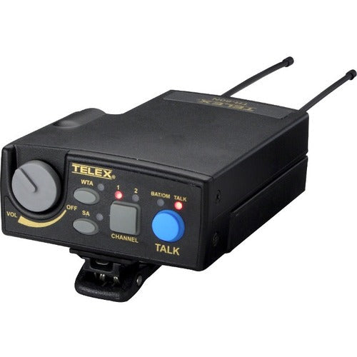 RTS Narrow Band UHF Two-Channel Wireless Synthesized Portable Beltpack TR-80N-A1R5