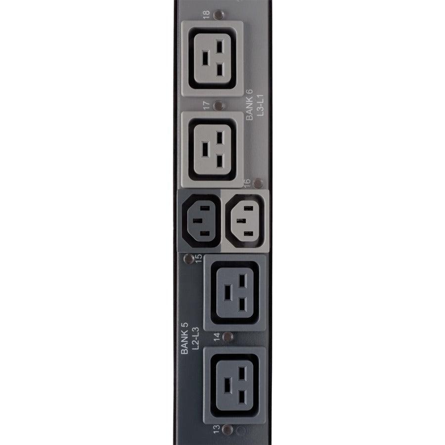 Rack Mount Power Distribution Unit - 16.2kW 208V 3PH Monitored PDU | Tecisoft PDU3EVNR6G60A