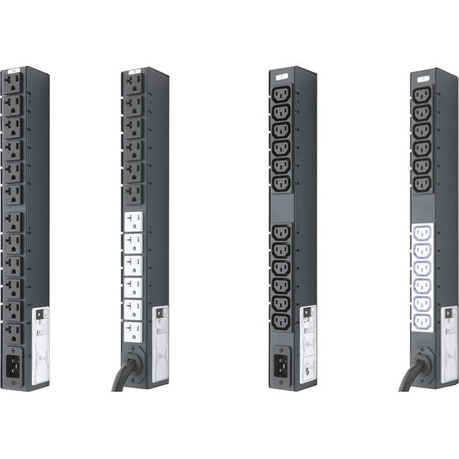 Rack Mounted Power Distribution Unit - 1U Horizontal Basic PDU | TecIsoft CB-12H1-C20