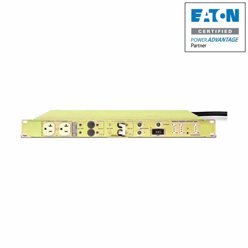 Rack Mounted Power Distribution Unit - REPO Emergency Shutdown | Eaton TPC115-10D-R