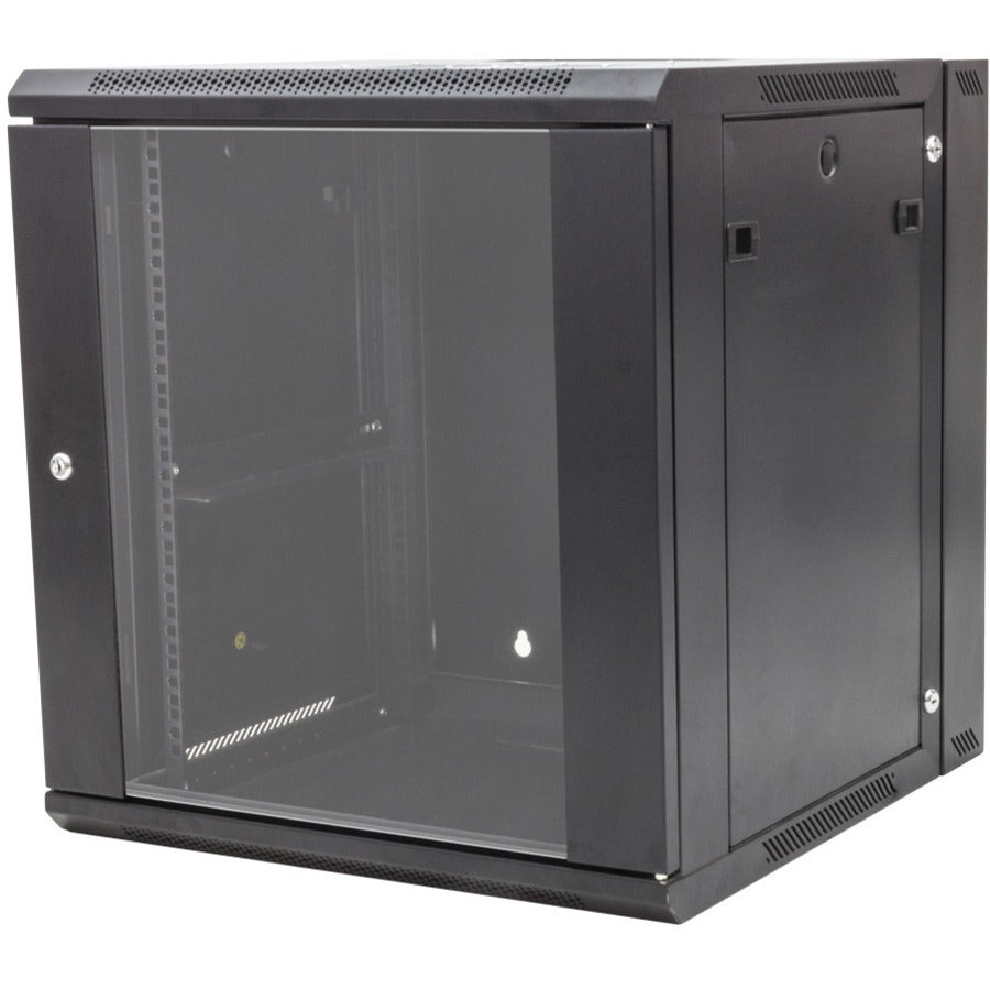 Rack Solutions 12U Swing Out Wall Mount Cabinet 600mm x 600mm (WxD) with Glass Door 185-4765