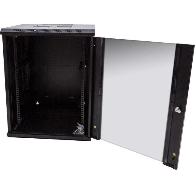 Rack Solutions 12U Swing Out Wall Mount Cabinet 600mm x 600mm (WxD) with Glass Door 185-4765