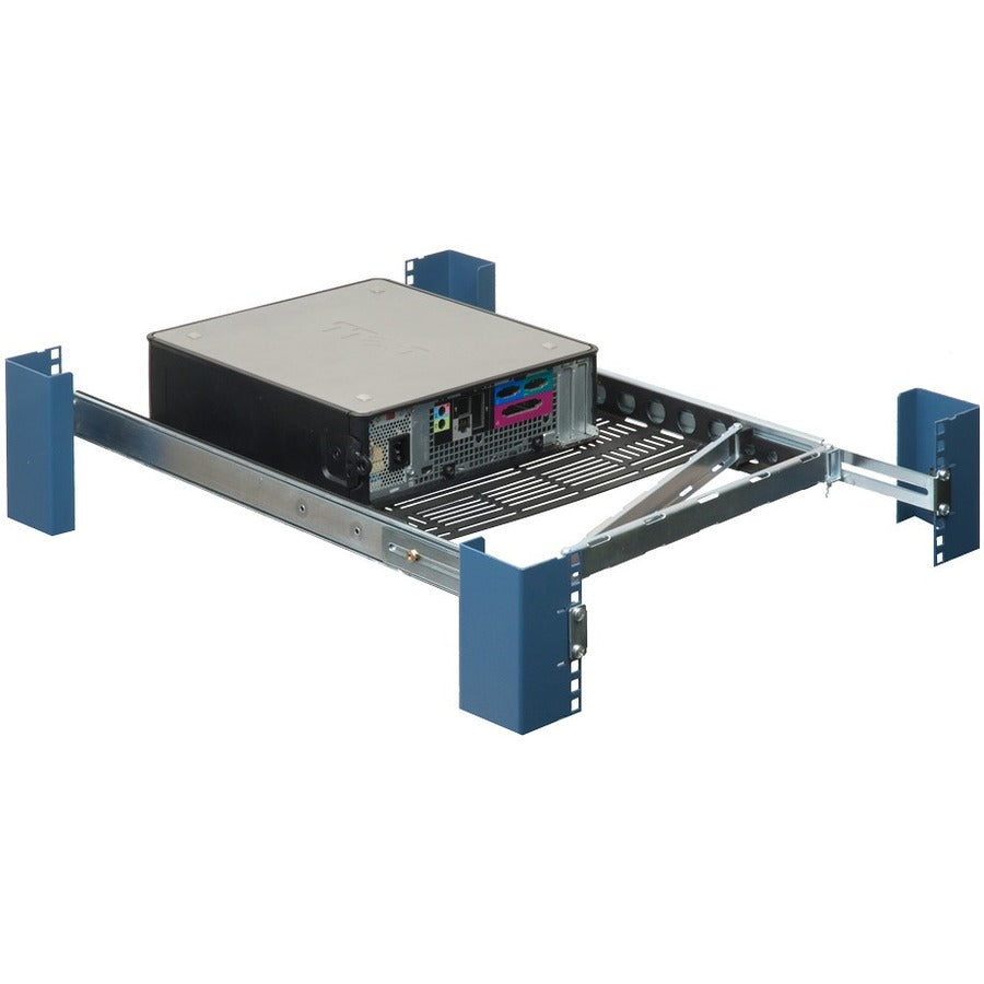 Rack Solutions 1U Dry Sliding Computer Shelf with Cable Management Arm 1USHL-112