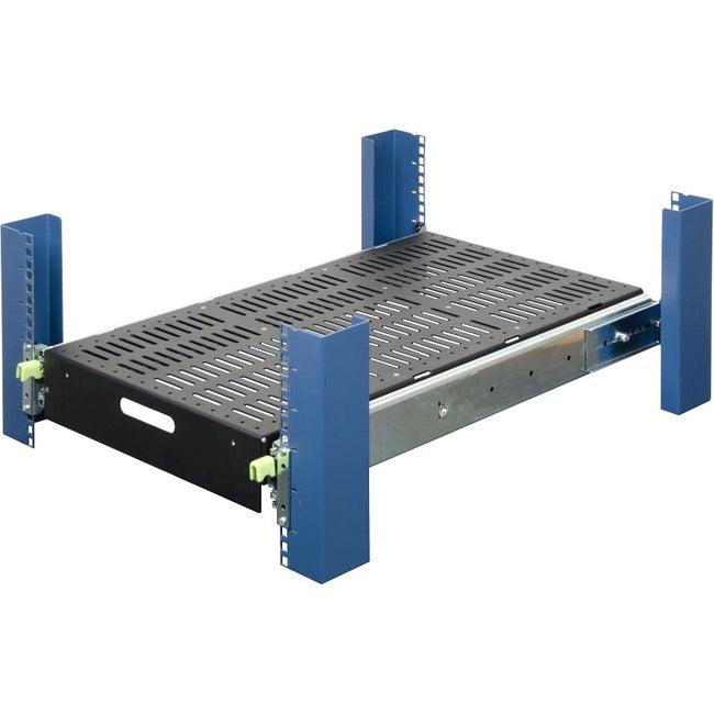 Rack Solutions 2U Extreme Heavy Duty Sliding Shelf 28in Depth (500 lbs) 115-4044