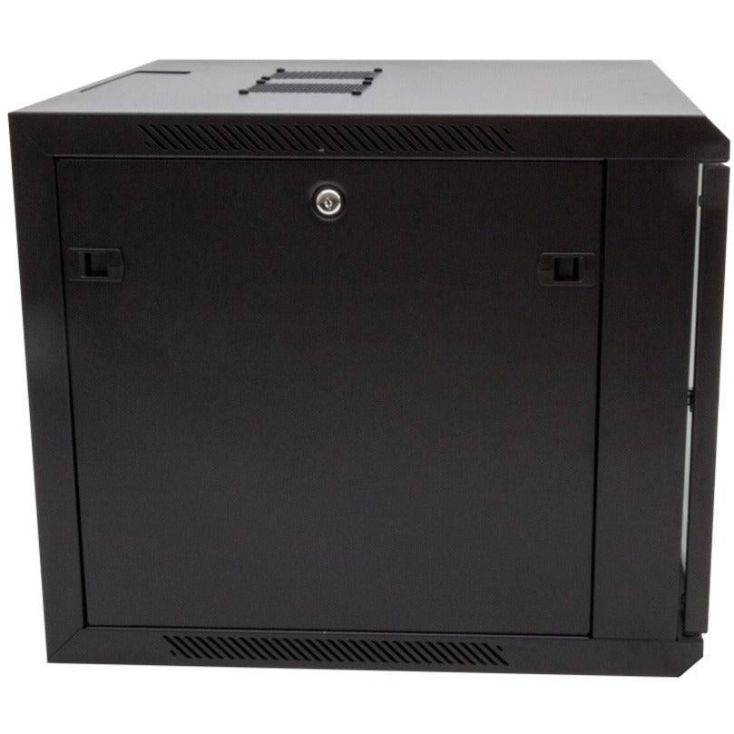Rack Solutions 9U Wall Mount Cabinet 600mm x 600mm (WxD) with Glass Door 185-4760