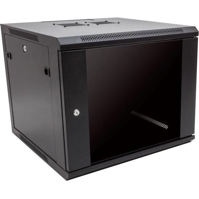 Rack Solutions 9U Wall Mount Cabinet 600mm x 600mm (WxD) with Glass Door 185-4760