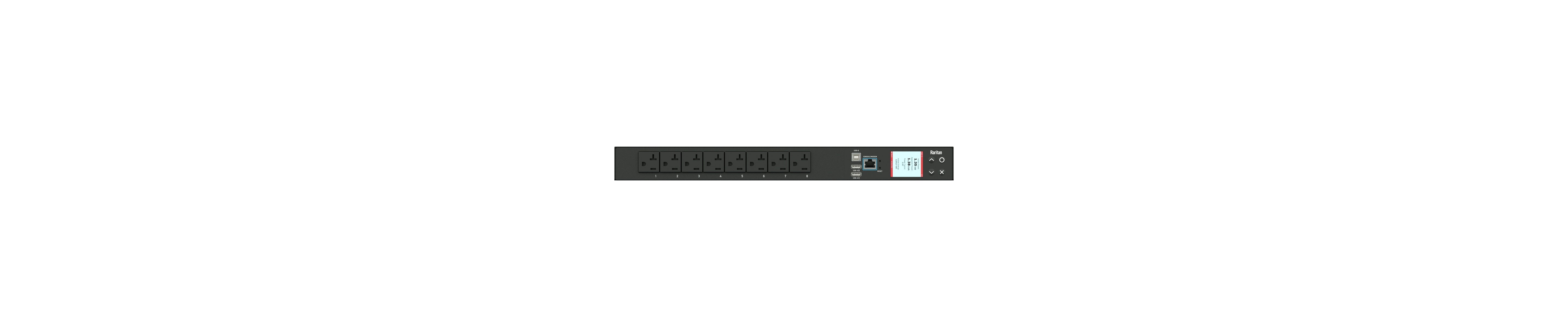 Raritan Px3-1146R Power Distribution Unit (Pdu) 8 Ac Outlet(S) 1U Black