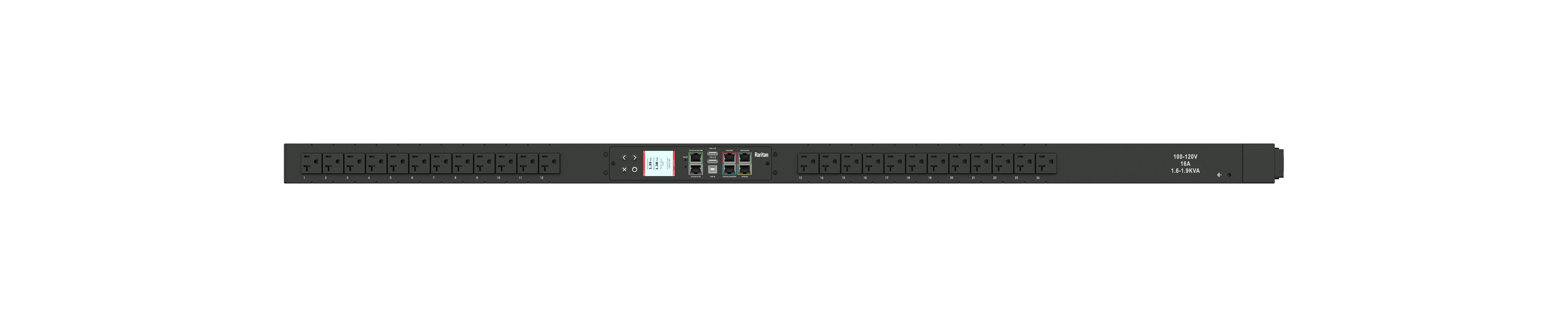 Raritan Px3-1802V Power Distribution Unit (Pdu) 24 Ac Outlet(S) 0U Black