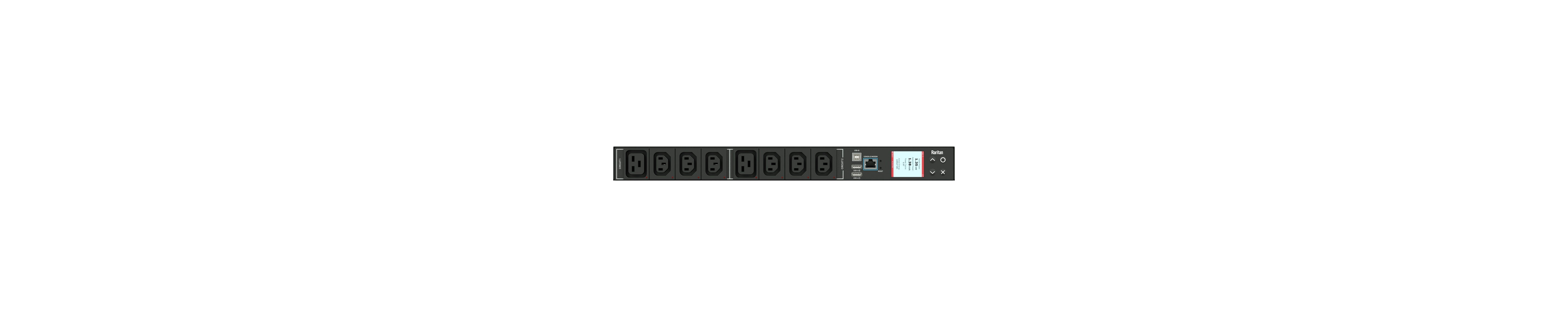Raritan Px3-4201R Power Distribution Unit (Pdu) 8 Ac Outlet(S) 1U Black