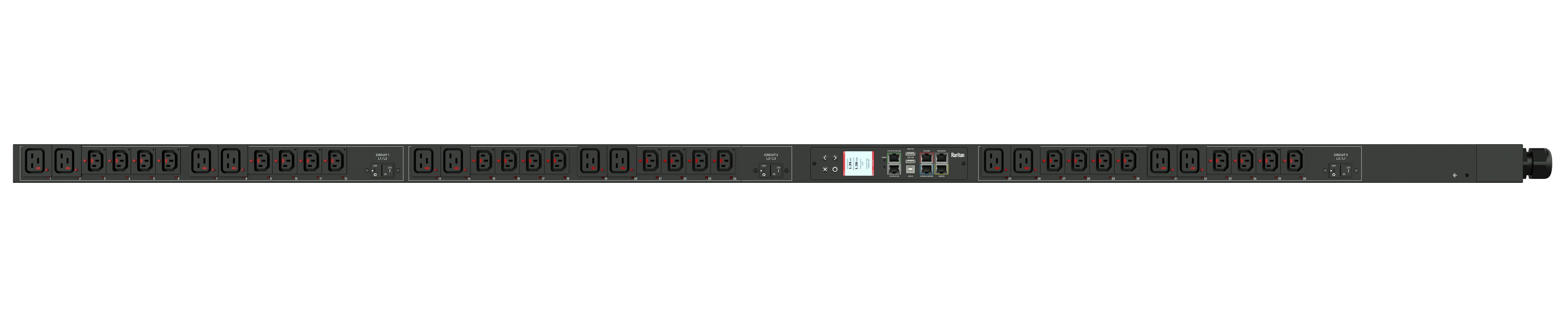 Raritan Px3-4724U-E2 Power Distribution Unit (Pdu) 36 Ac Outlet(S) 0U Black